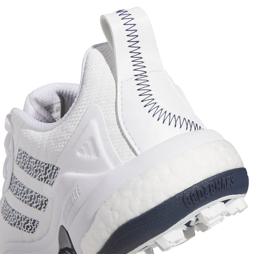 Rise Every Time Fearlessly You Adidas Codechaos '25 Spikeless Waterproof Shoes - White/Collegiate Navy/White