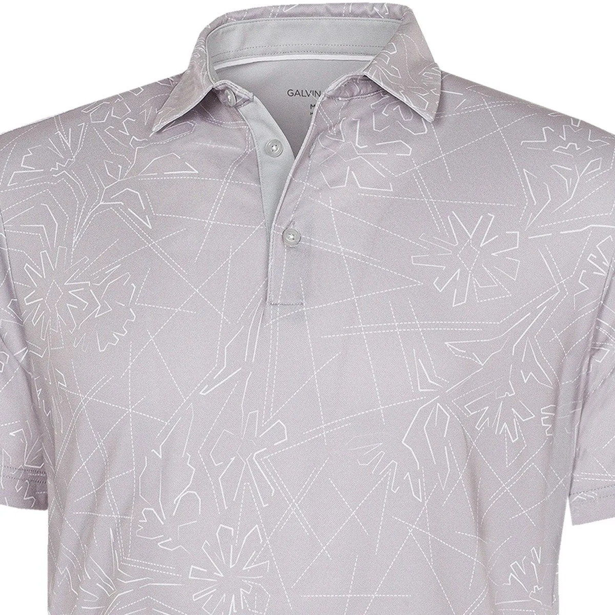 Own the Streets Galvin Green Maverick V8  Polo Shirt - Cool Grey/White