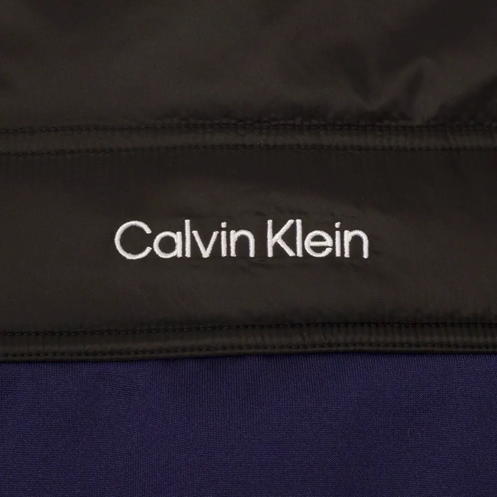 Father's Day Sale Calvin Klein Nash Mills Hybrid Full Zip Pullover - Peacoat