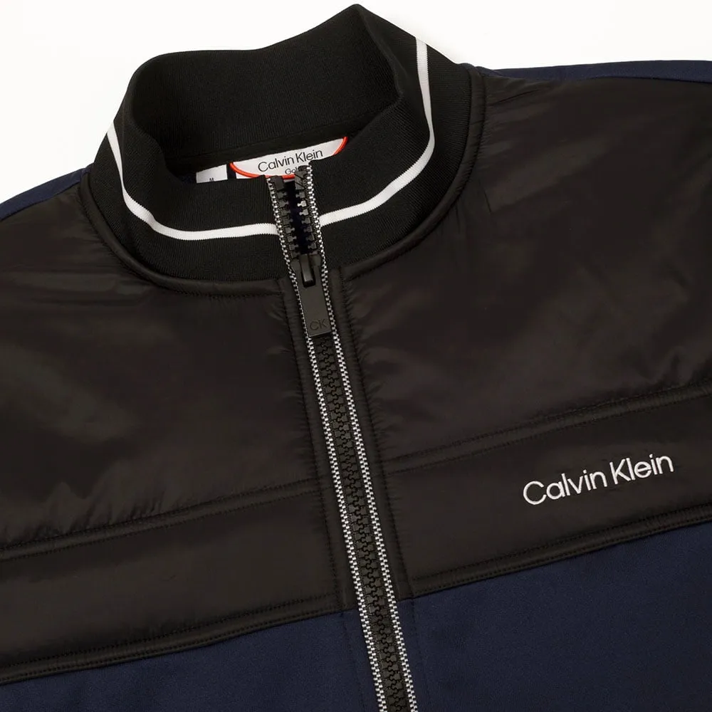Calvin Klein Nash Mills Hybrid Full Zip Pullover - Peacoat Deal Of The Century