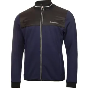 Valentine's Day Sale Never Just Walk Calvin Klein Nash Mills Hybrid Full Zip Pullover - Peacoat
