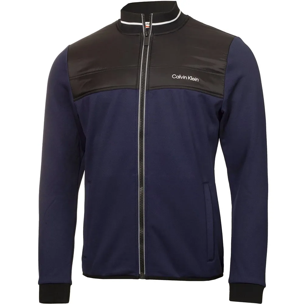 Valentine's Day Sale Never Just Walk Calvin Klein Nash Mills Hybrid Full Zip Pullover - Peacoat
