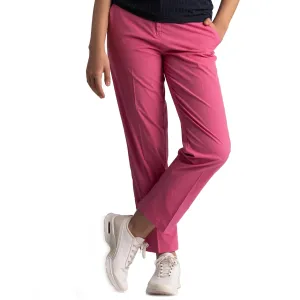 Cross Women'S Lux Chino Golf Pants - Raspberry Rose Stay in Motion