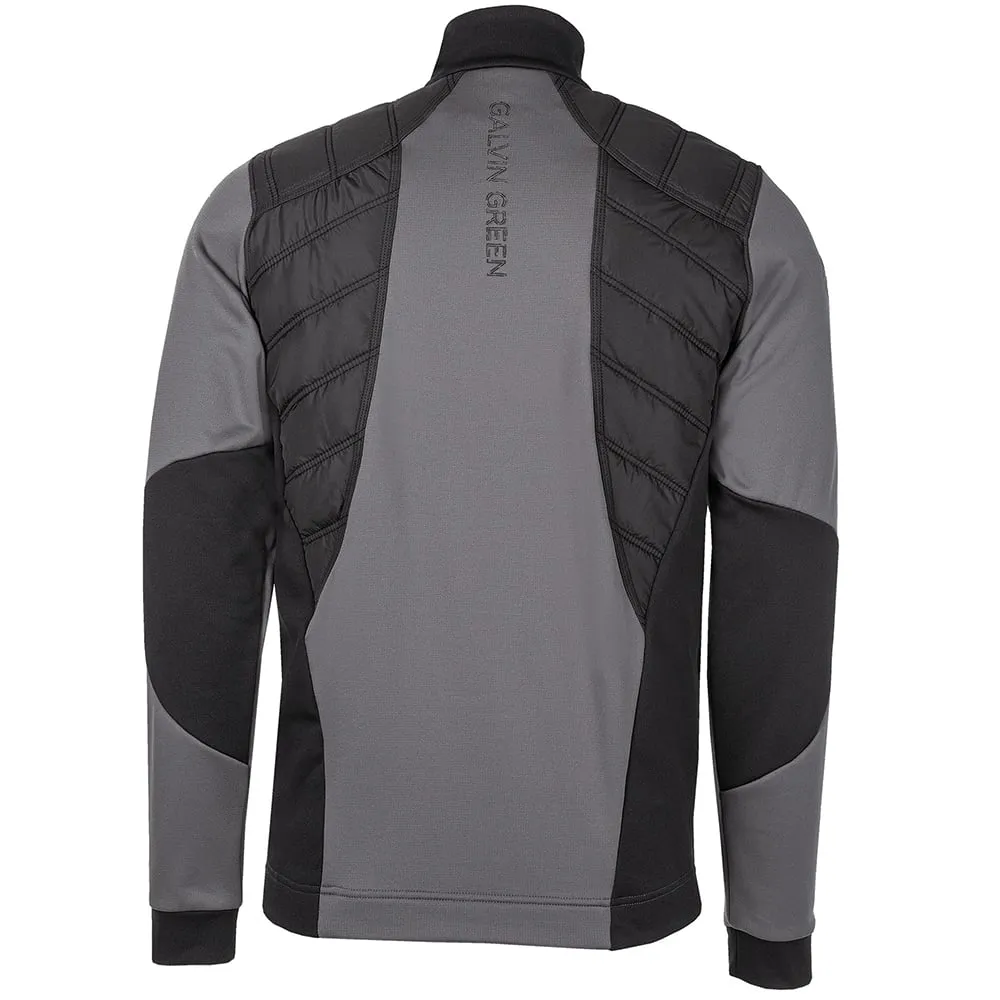 Performance Unleashed Back To School Sale Galvin Green Durante Insula 1/4 Zip Pullover - Forged Iron/Black