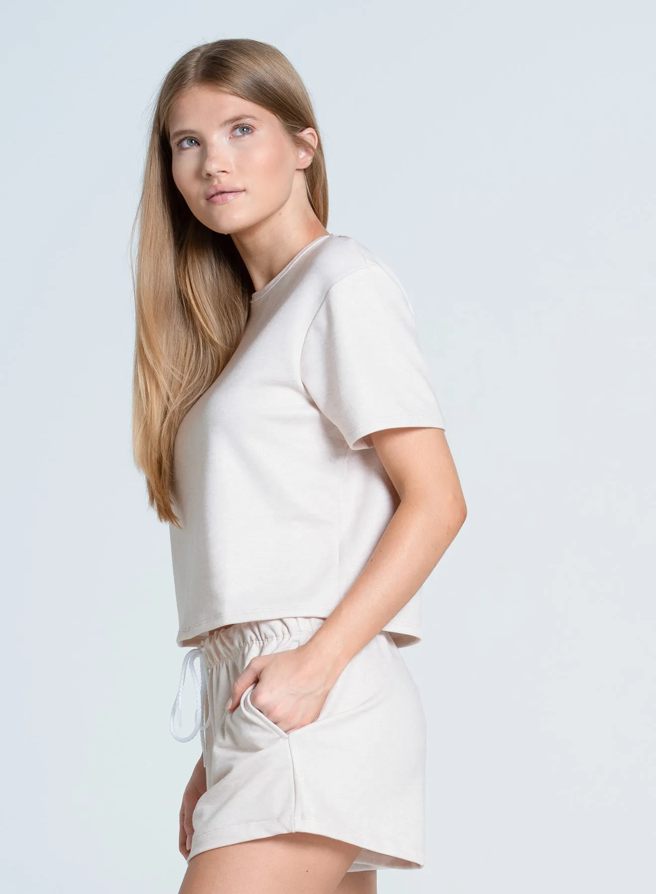 Own Every Step Hit Your Next Level Renew Heather Short Sleeve