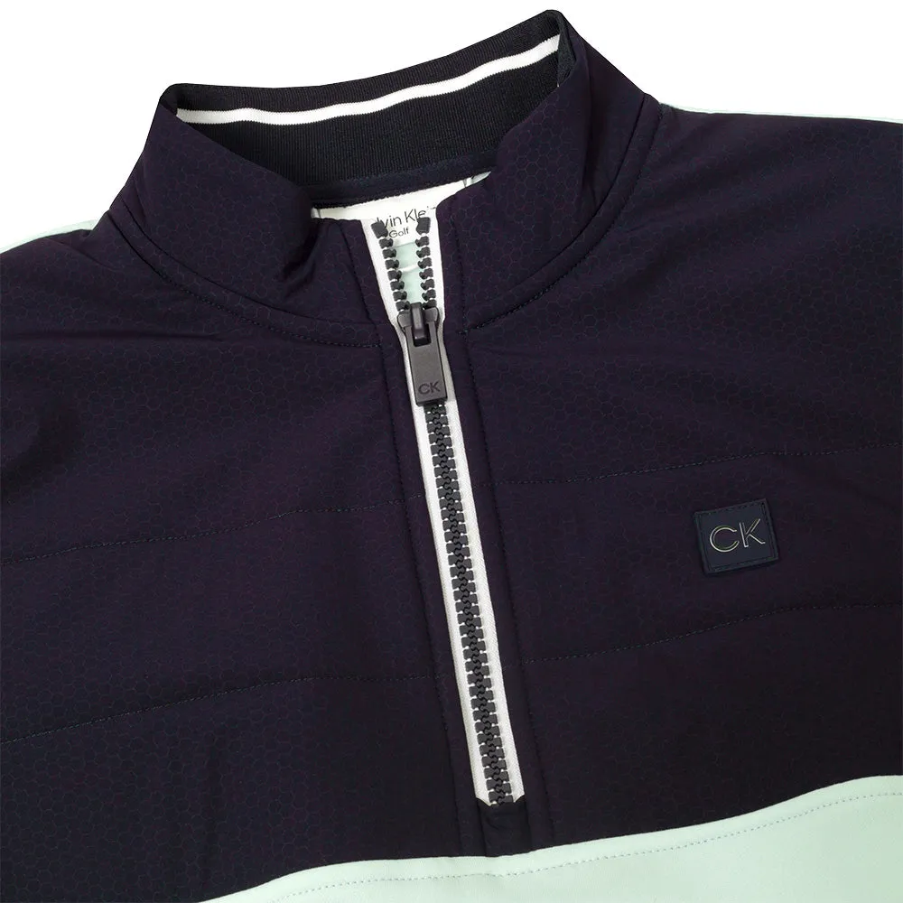 Calvin Klein Atlantic Hybrid 1/2 Zip Pullover - Light Jade Black Friday Offer