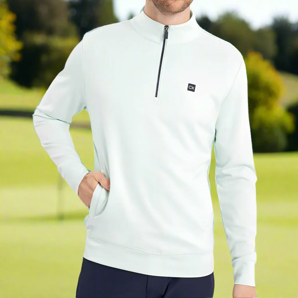 Calvin Klein Concord 1/2 Pullover - Light Jade Chase What Moves You