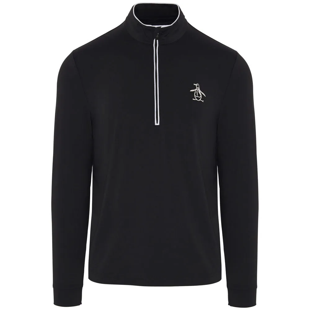 Original Penguin 1/4 Zip Performance Earl Pullover - Caviar Built for the Bold