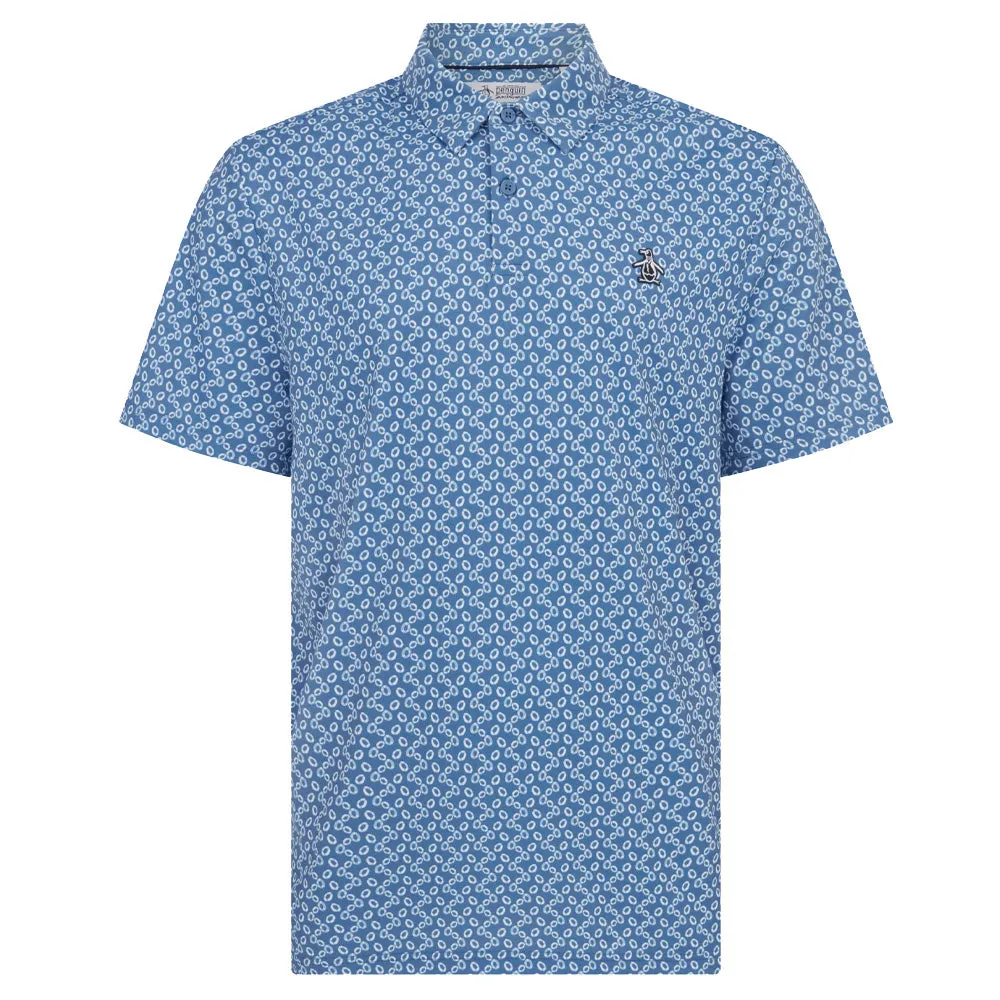 Flash Sale Mother's Day Sale Original Penguin All-Over Lifesaver Print Polo Shirt - Quiet Harbor