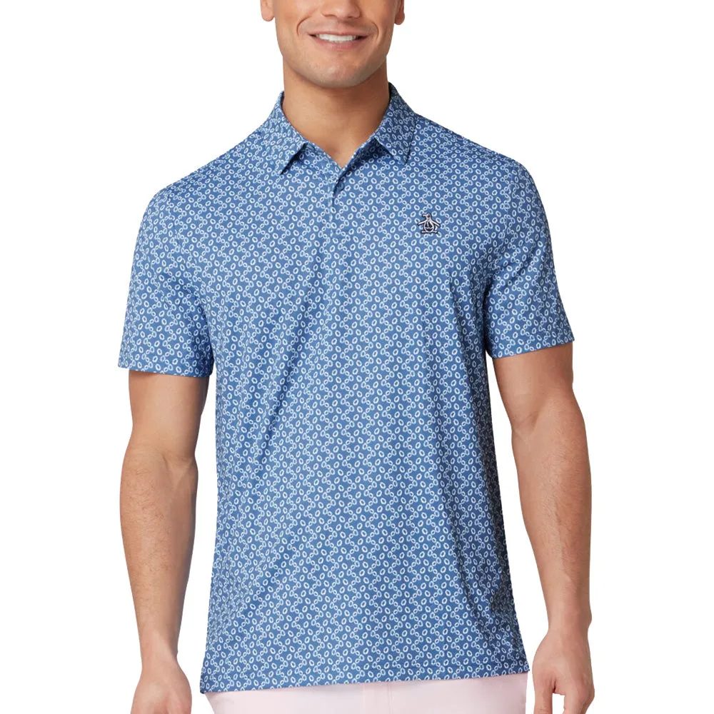 Thanksgiving Day Sale Original Penguin All-Over Lifesaver Print Polo Shirt - Quiet Harbor
