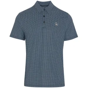 Original Penguin All Over Micro Pinball Flipper Polo Shirt - Caviar Affordable Clearance Sale