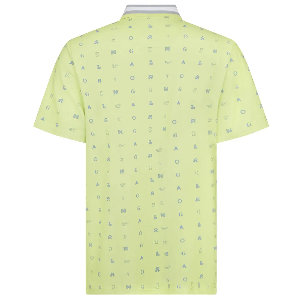 Original Penguin All Over Pete Print Polo Shirt - Shadow Lime Push Beyond Limits Own Every Step