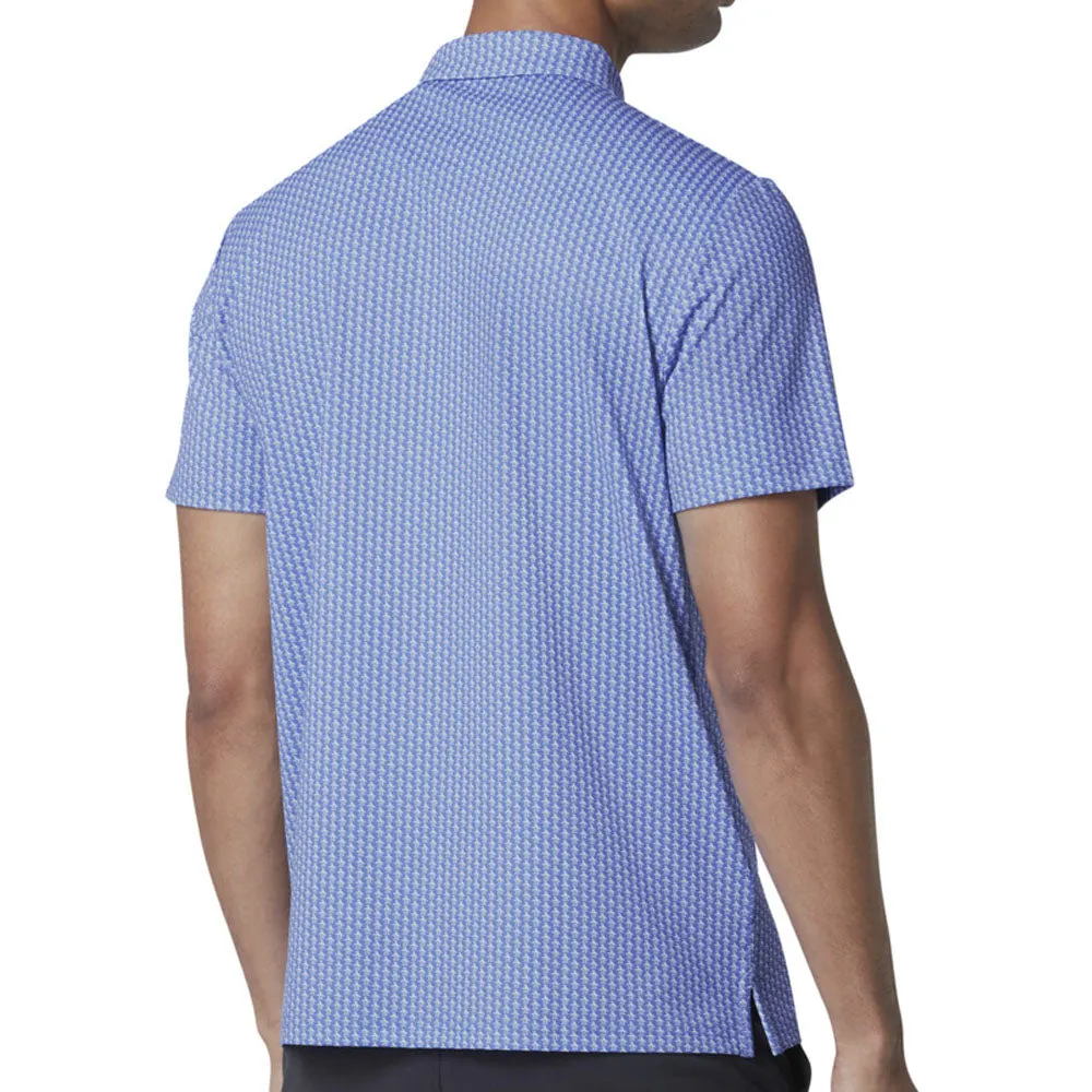 Original Penguin All Over Pete Printed Polo Shirt - Amparo Blue Walk Loud