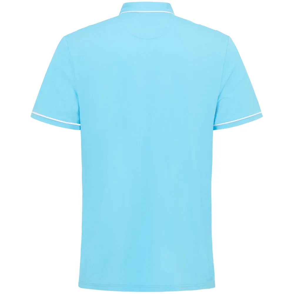 Unleash Your Power Original Penguin Heritage Piped Polo Shirt - Aquarius