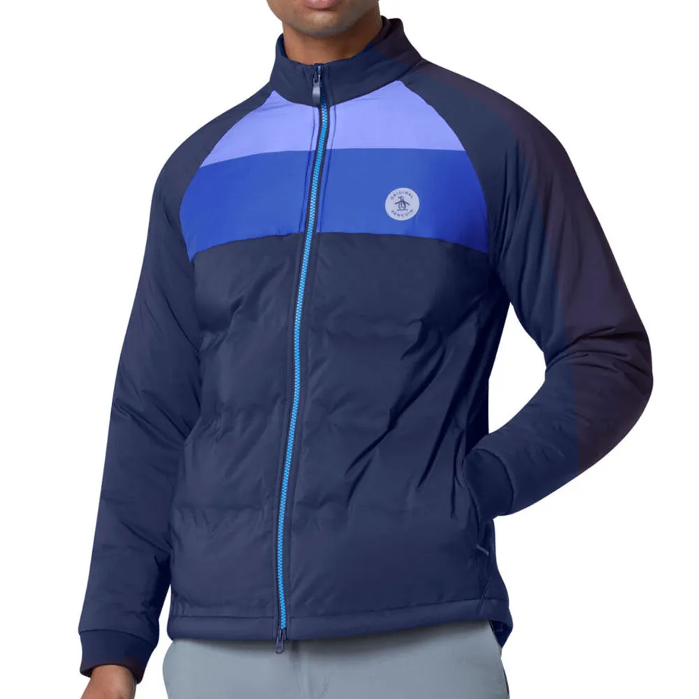 Original Penguin Insulated Full Zip Jacket - Black Iris Holiday Sale