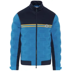 Original Penguin Insulated Mixed Media 80'S Bomber Jacket - Black Iris Rise Every Time