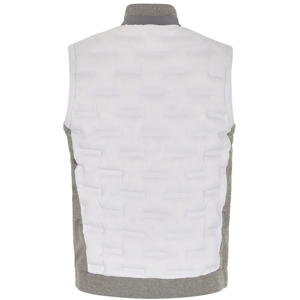 Deal Of The Century Original Penguin Insulated Mixed Media 80'S Bomber Vest - Quiet Grey/Heather