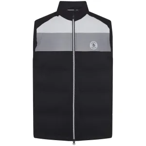 Original Penguin Lightweight Full Zip Puffer Gilet - Caviar Step Into Strength Fearlessly You