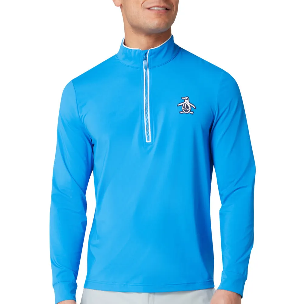Clearance Sale Not for the Ordinary Original Penguin Long Sleeve Performance Earl Pullover - French Blue