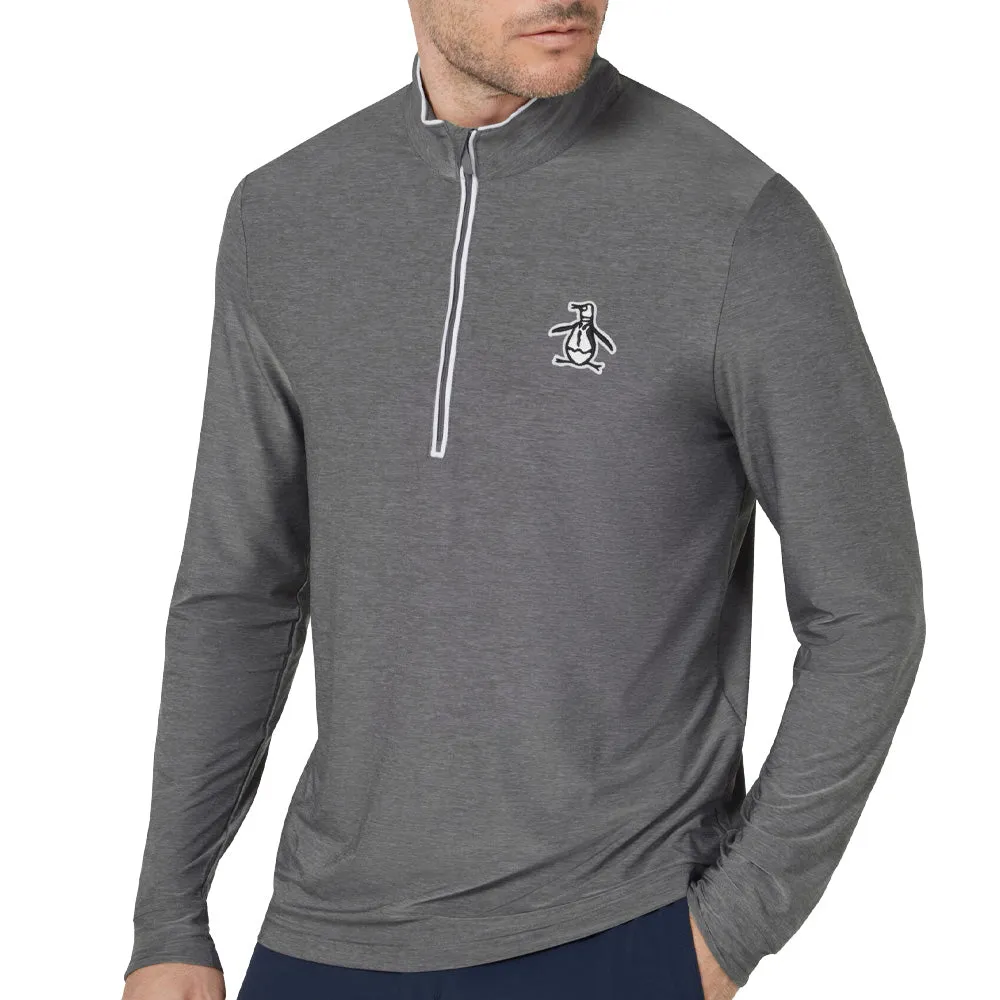 Step into the Beat Style Meets Power Original Penguin Long Sleeve Performance Earl Pullover - Quiet Grey Heather