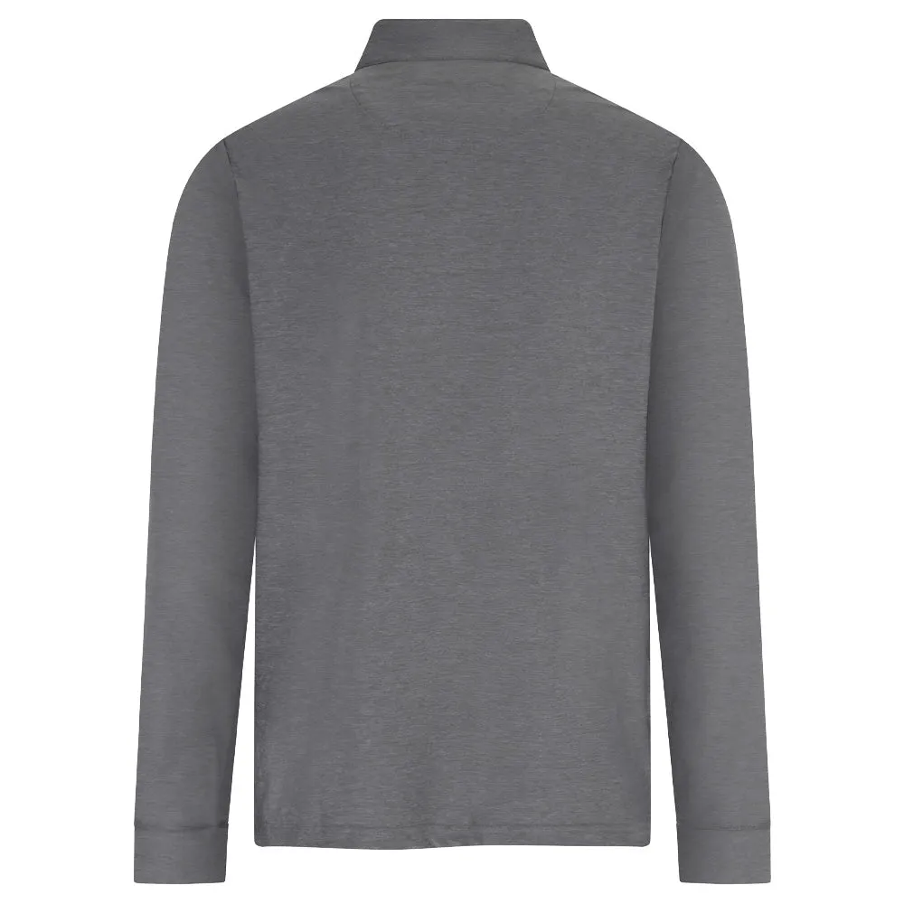 Original Penguin Long Sleeve Performance Earl Pullover - Quiet Grey Heather Exclusive Deal