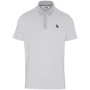 Original Penguin Original Micro Floral Polo Shirt - Bright White Loud Looks, Smooth Moves