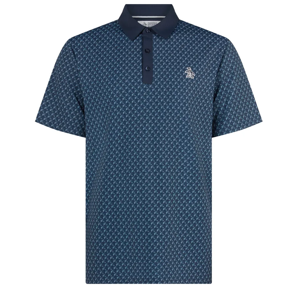 Built for the Bold Original Penguin PeteS Tee Time Polo Shirt - Black Iris