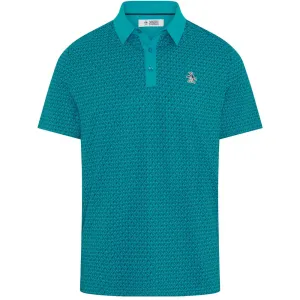 Original Penguin Pete'S Tee Time Polo Shirt - Caribbean Sea Keep Going Strong Built for the Bold