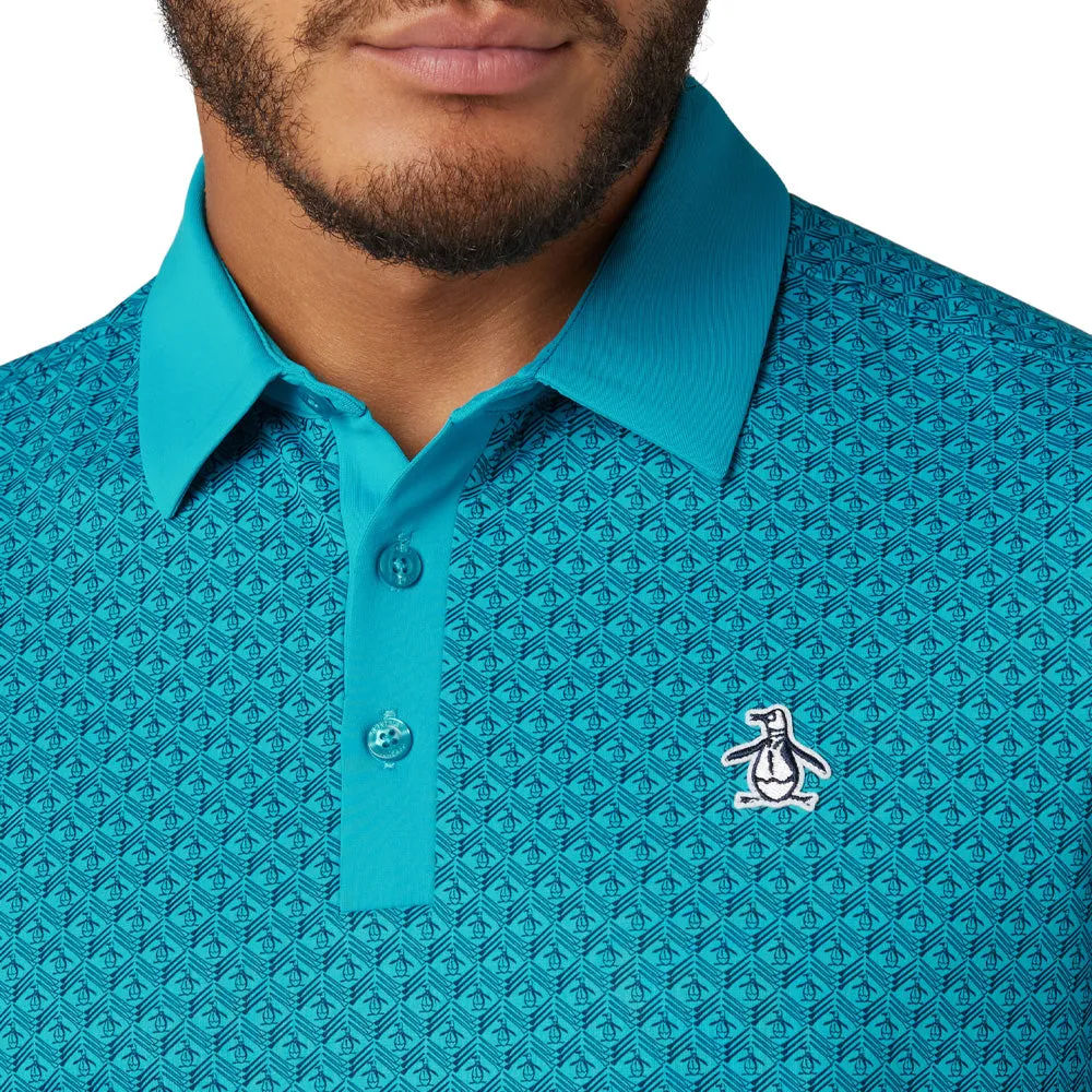 Winter Sale Own the Moment Original Penguin Pete'S Tee Time Polo Shirt - Caribbean Sea