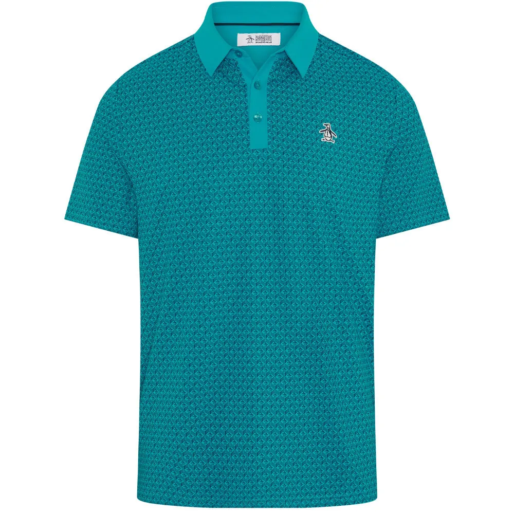 Original Penguin Pete'S Tee Time Polo Shirt - Caribbean Sea Keep Going Strong Built for the Bold