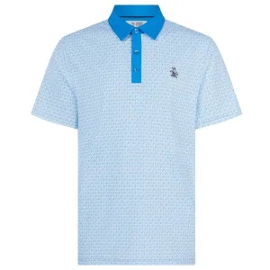 Original Penguin PeteS Tee Time Polo Shirt - French Blue Black Friday Deal