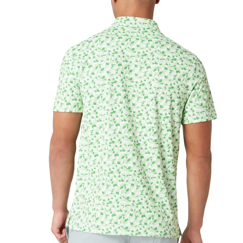 Keep Going Strong Made to Move Original Penguin Underwater Mosaic Geo Polo Shirt - Sprucestone