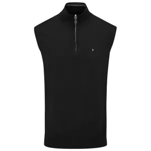 Black Friday Deal Thanksgiving Day Sale Oscar Jacobson Bob Pin Sleeveless Sweater - Black