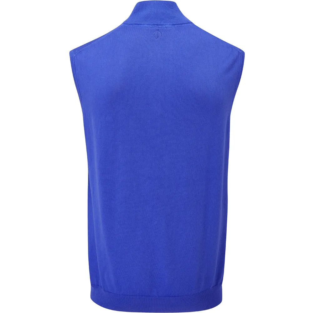 Black Friday Sale Lead with Style Oscar Jacobson Bob Pin Sleeveless Sweater - Royal Blue