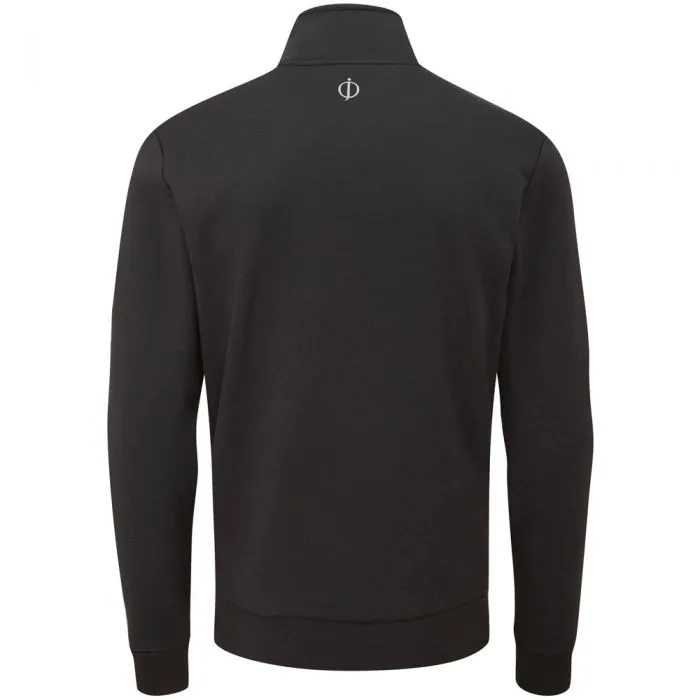 Oscar Jacobson Hawkes 1/4 Zip Pullover - Black Built to Move You Own Every Step