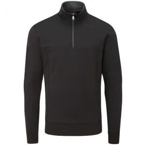 Define Your Own Way Unapologetically You Oscar Jacobson Hawkes 1/4 Zip Pullover - Black