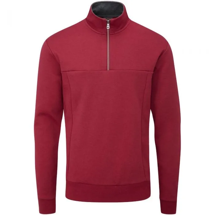 Designed to Dominate Oscar Jacobson Hawkes 1/4 Zip Pullover - Dark Red