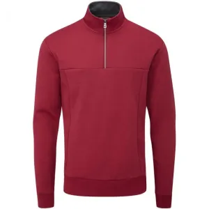 Designed to Dominate Oscar Jacobson Hawkes 1/4 Zip Pullover - Dark Red
