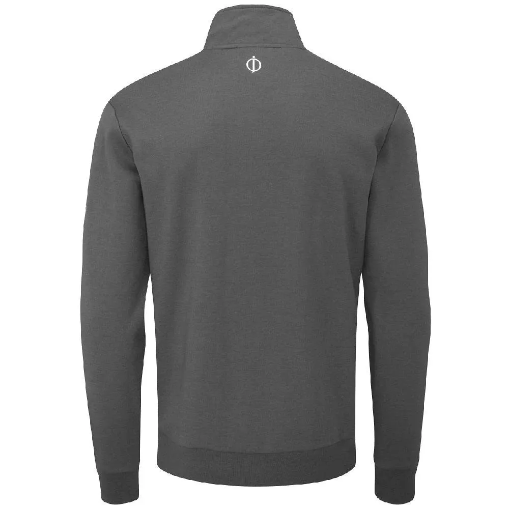 Oscar Jacobson Hawkes 1/4 Zip Pullover - Pewter Unapologetically You Biggest Sale of the Year