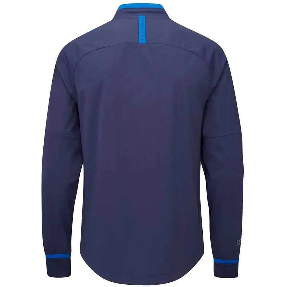 Walk with Power Clearance Sale Oscar Jacobson Redfern 1/2 Zip Jacket - Navy