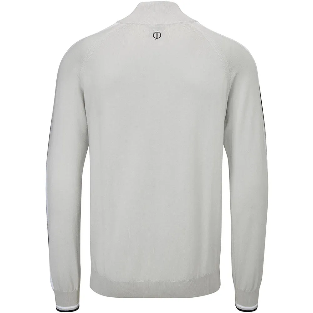 Big Savings Oscar Jacobson Repton Pin Pullover - Lunar Grey/Black/White