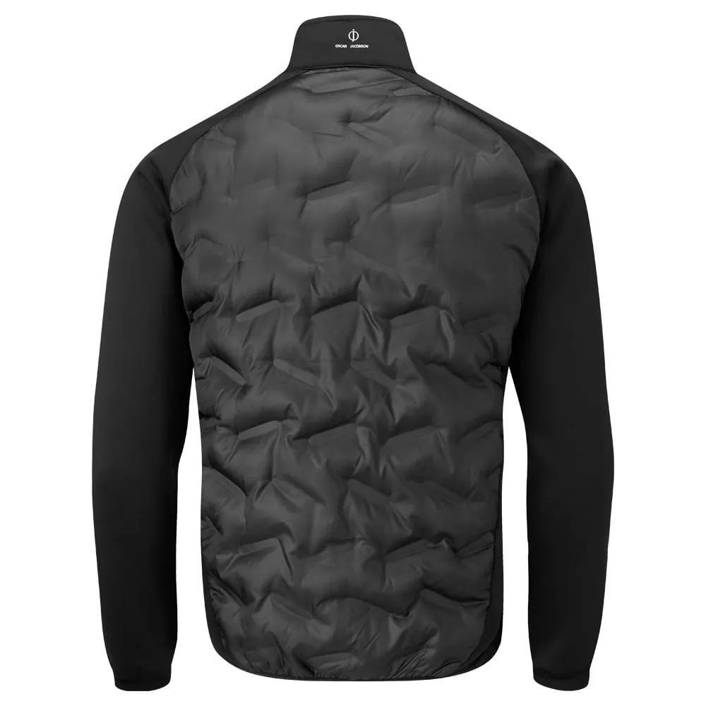 Bring the Heat Made to Turn Heads Oscar Jacobson Rushton Hybrid Jacket - Black