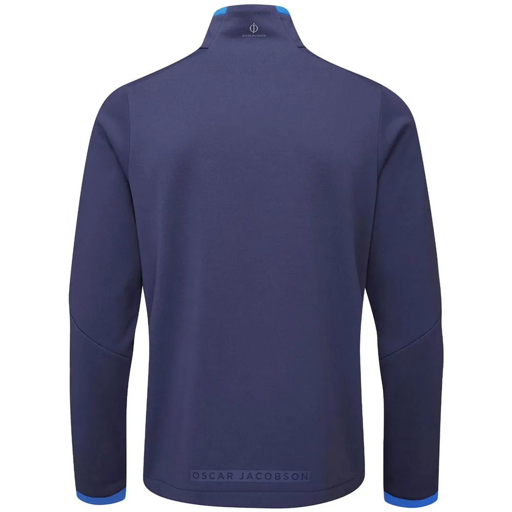 Steal Move Like You Mean It Oscar Jacobson Talbot Tour Mid Layer 1/2 Zip Pullover - Navy