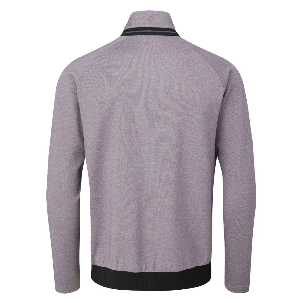 Oscar Jacobson Thomson Zip Neck Sweater - Light Plum Step into the Beat Sweetest Day Sale