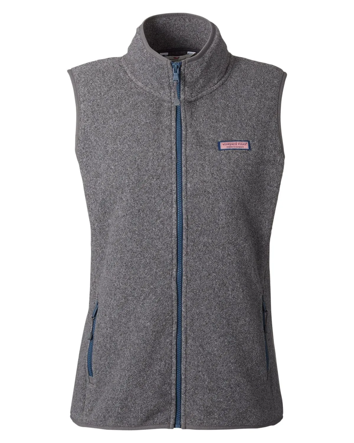 Vineyard Vines - Women'S Harbor Fleece Vest Dare to Lead Fearlessly You