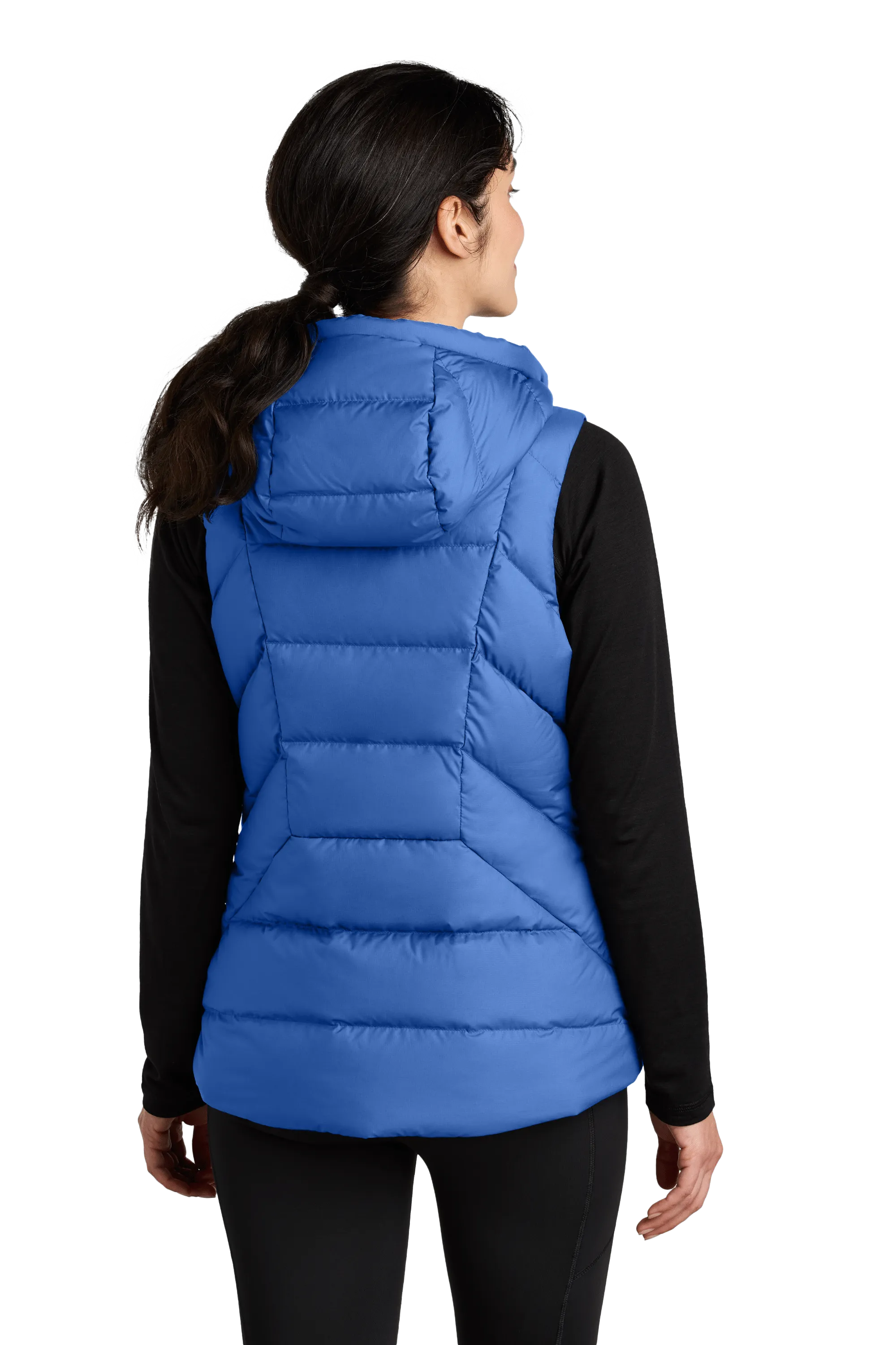 Outdoor Research - Women'S Coldsnap Hooded Down Vest Step Into Strength Steal