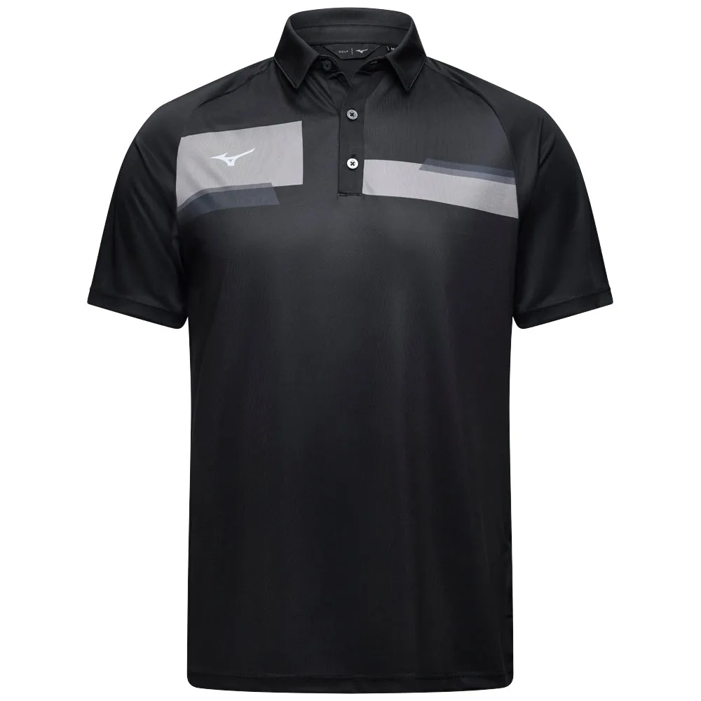 Mizuno Interlock Polo Shirt - Black Engineered for Speed Black Friday Offer