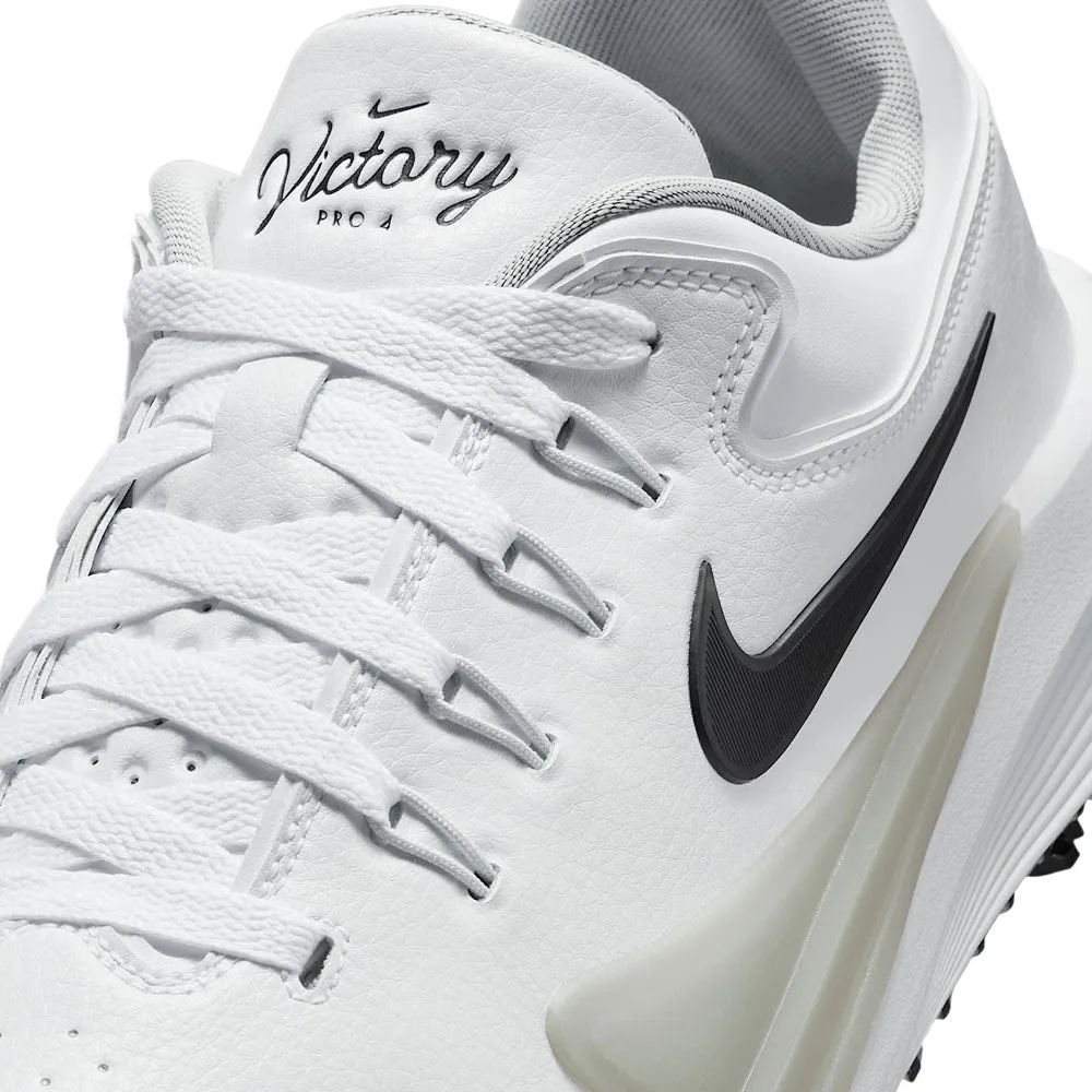 Nike Victory Pro 4 Spiked Waterproof Shoes - White/Black-Photon Dust Break Boundaries