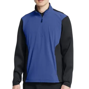 Under Armour Drive Pro Storm Hybrid 1/2 Zip Sweater - Tech Blue/Black Walk with Purpose Gear Up and Go