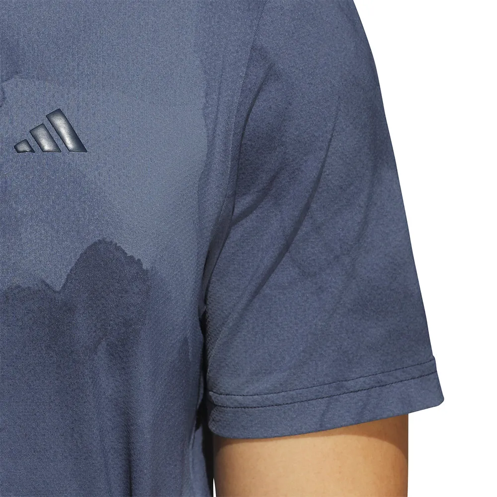 Own the Vibe Adidas Ultimate365 Tour Adicool Lc Polo Shirt - Collegiate Navy/Preloved Ink